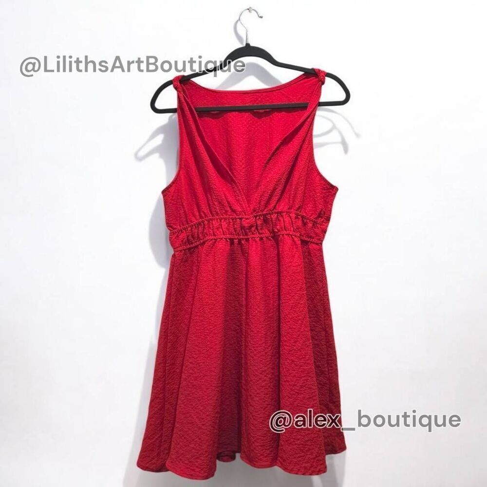 Knot A-line Dress(C047)-Size L for Women - Picture 5 of 11